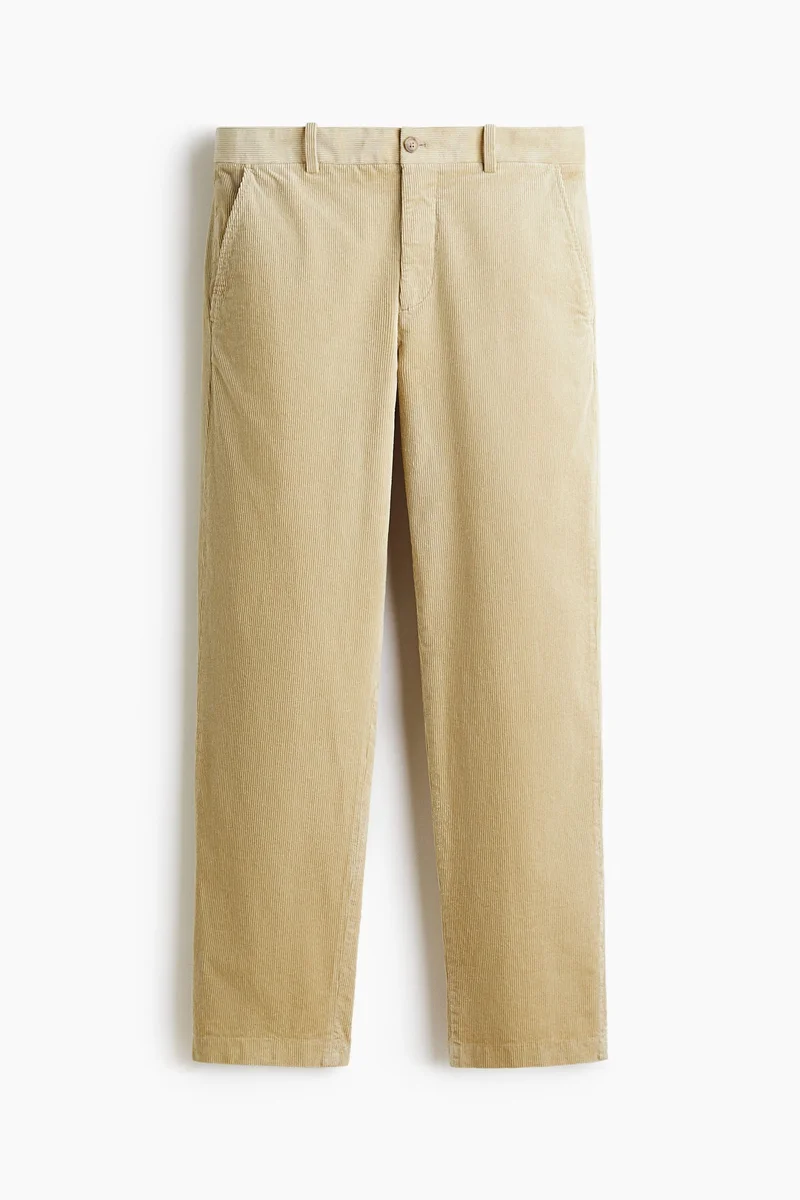 H&M  Regular Fit Corduroy trousers for Men | Best Price UAE